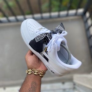 blue bandana air force ones